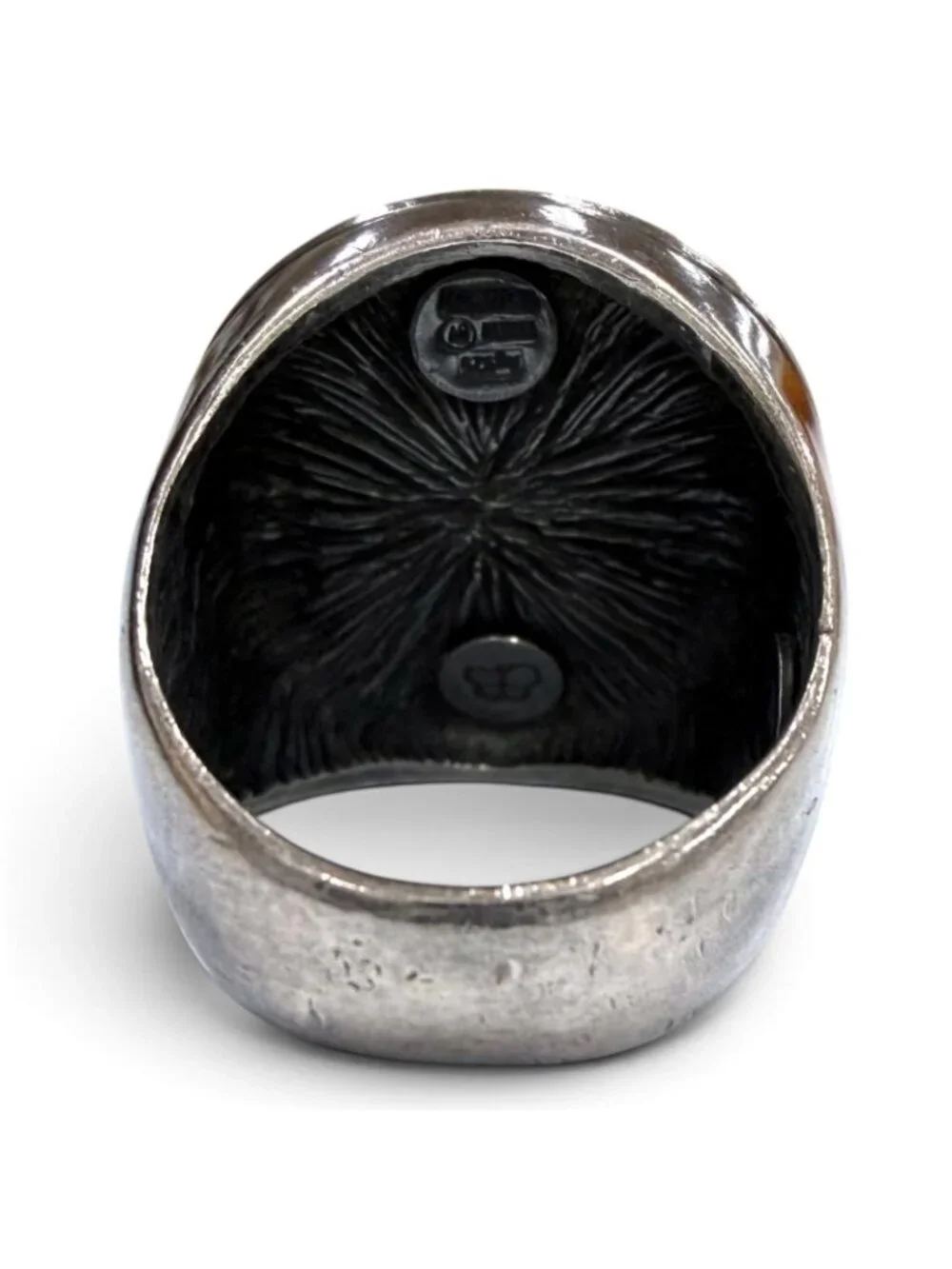Bottega Veneta Polygon Ring Silver
